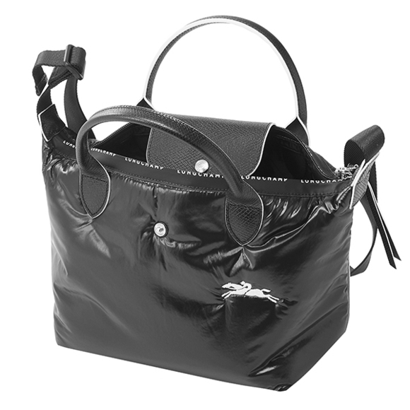 Longchamp Le Pliage Alpen TOP-HANDLE S Handbag Black - Picture 4 of 9